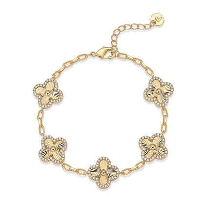 Kleeblatt-Armband – Glücksbringer