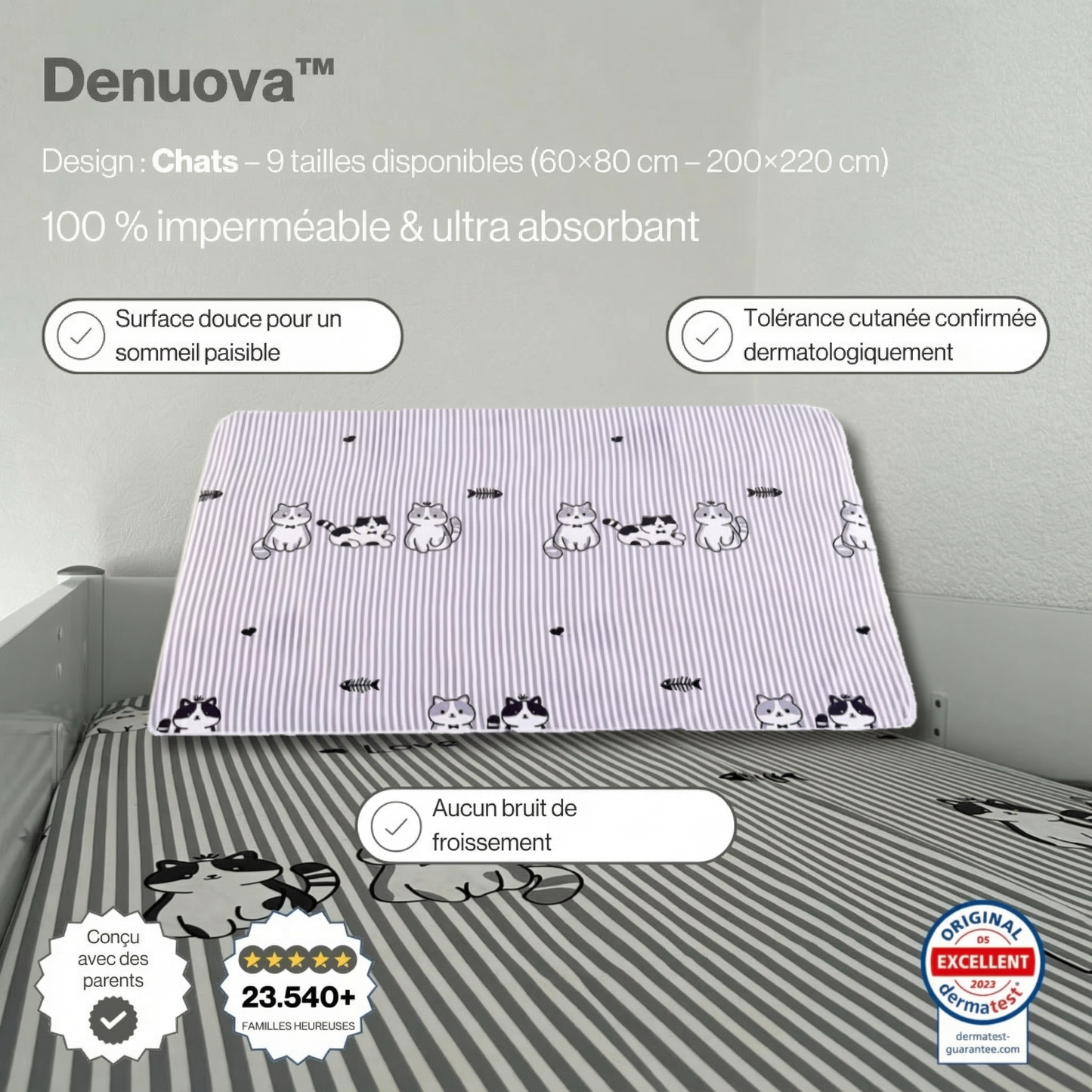 Denuova™ – Protège-matelas premium