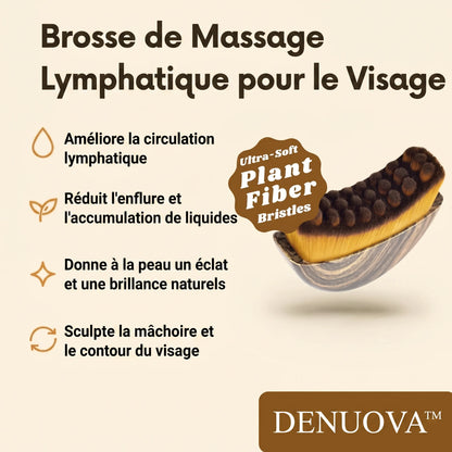 Brosse de drainage lymphatique