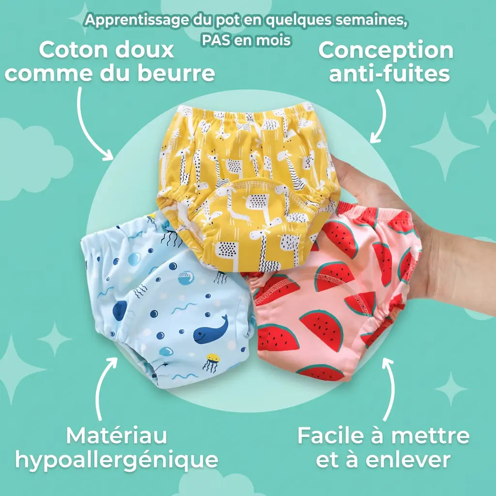 Sous-vêtement d'apprentissage de la propreté