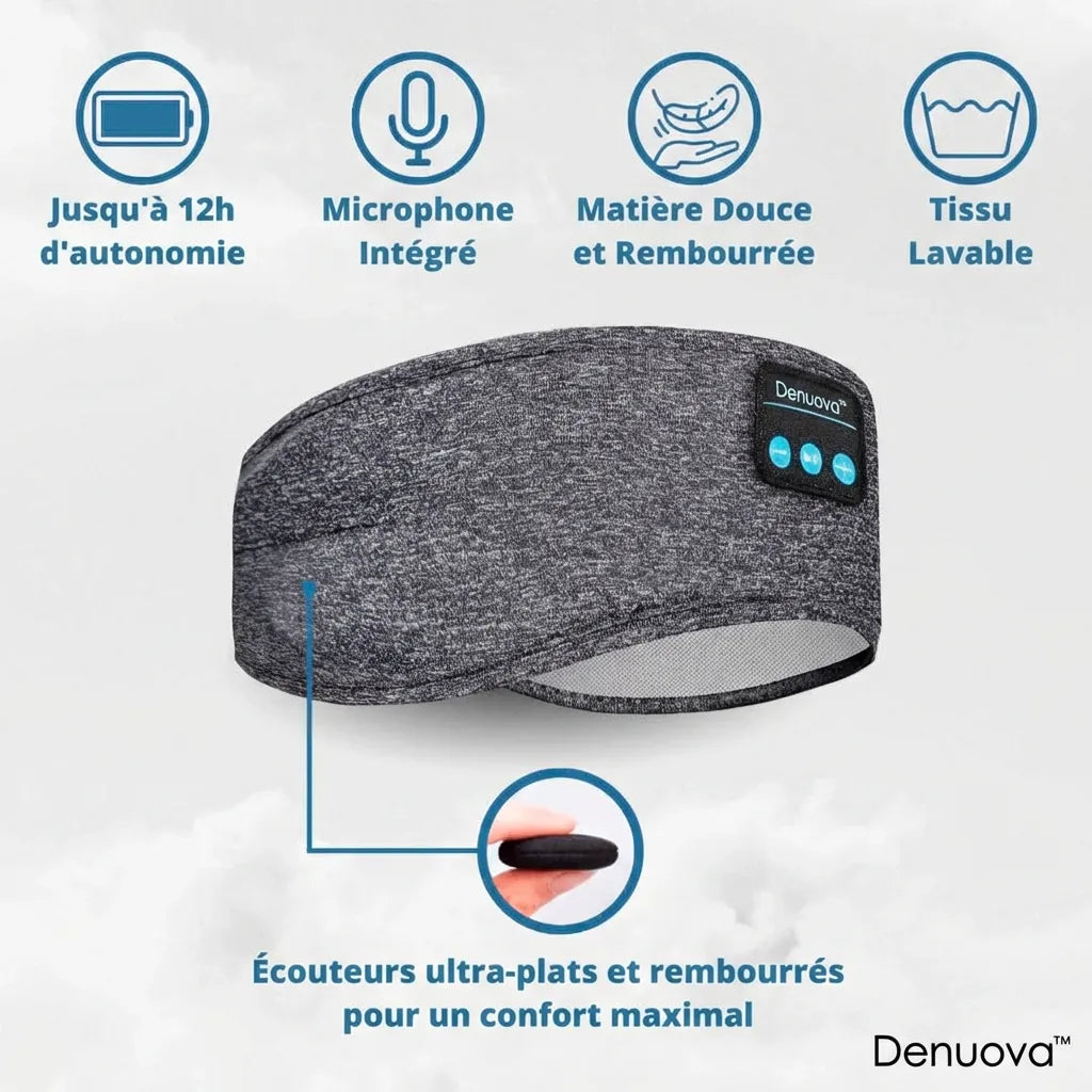 Denuova - Bandeau audio pour dormir