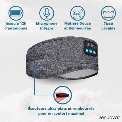Denuova - Bandeau audio pour dormir