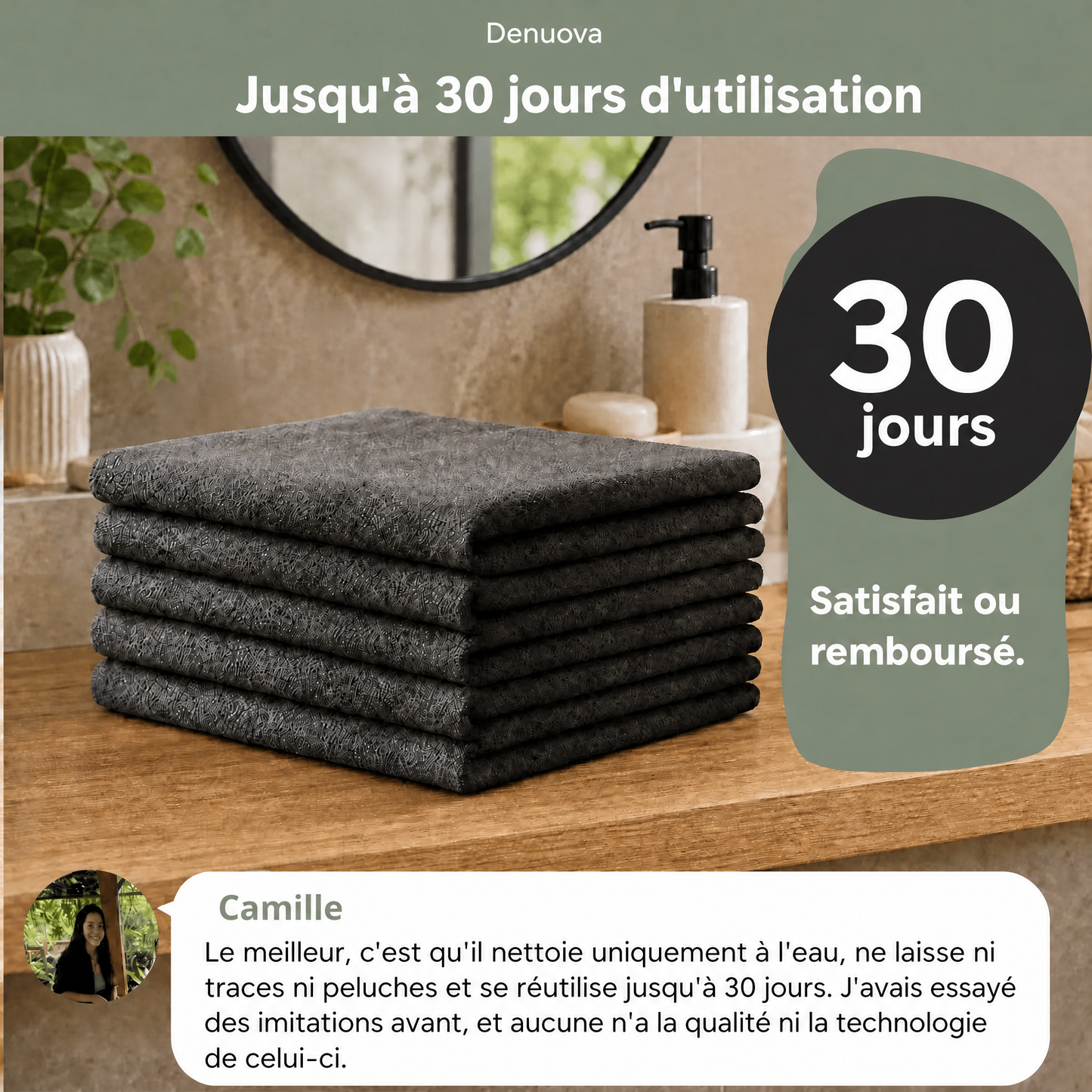 Le Chiffon Microfibre Denuova™